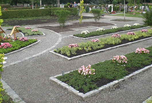 Gärtnerbetreute Grabfelder