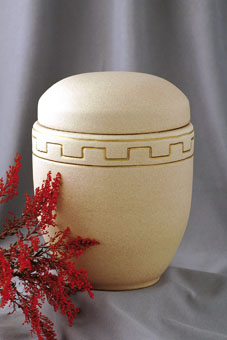Keramik, sandfarbig